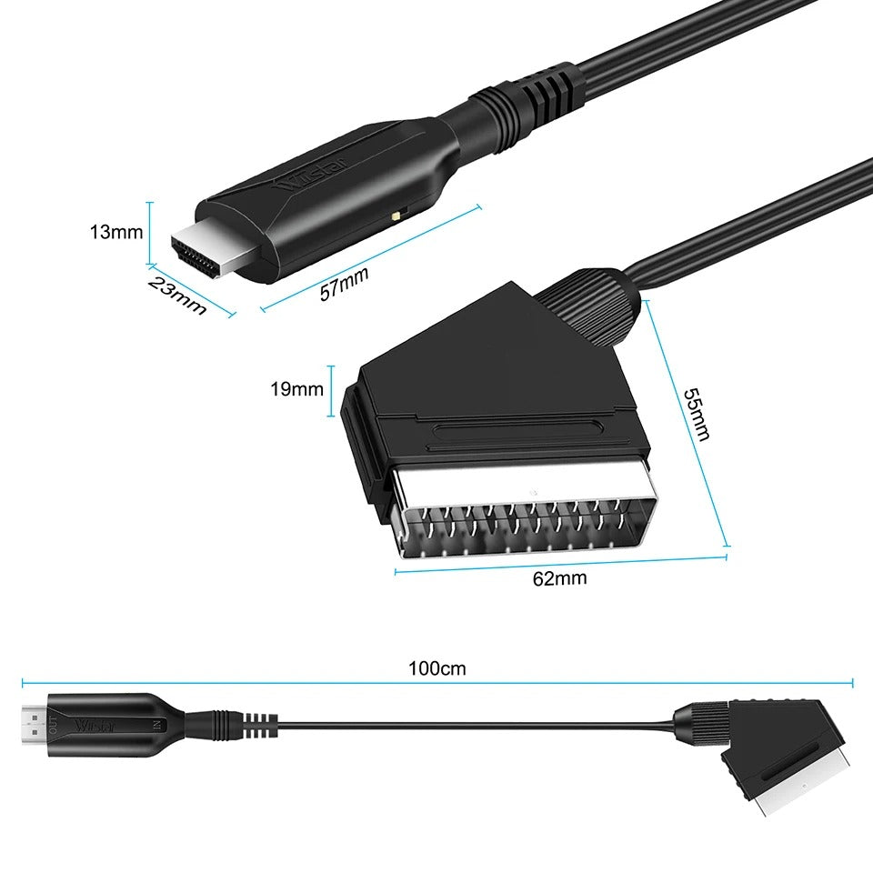 HDMI to SCART or SCART to HDMI converter - Sytorra