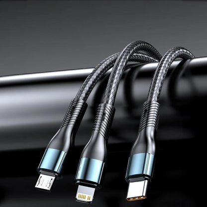 3-in-1 USB charging cable - Sytorra